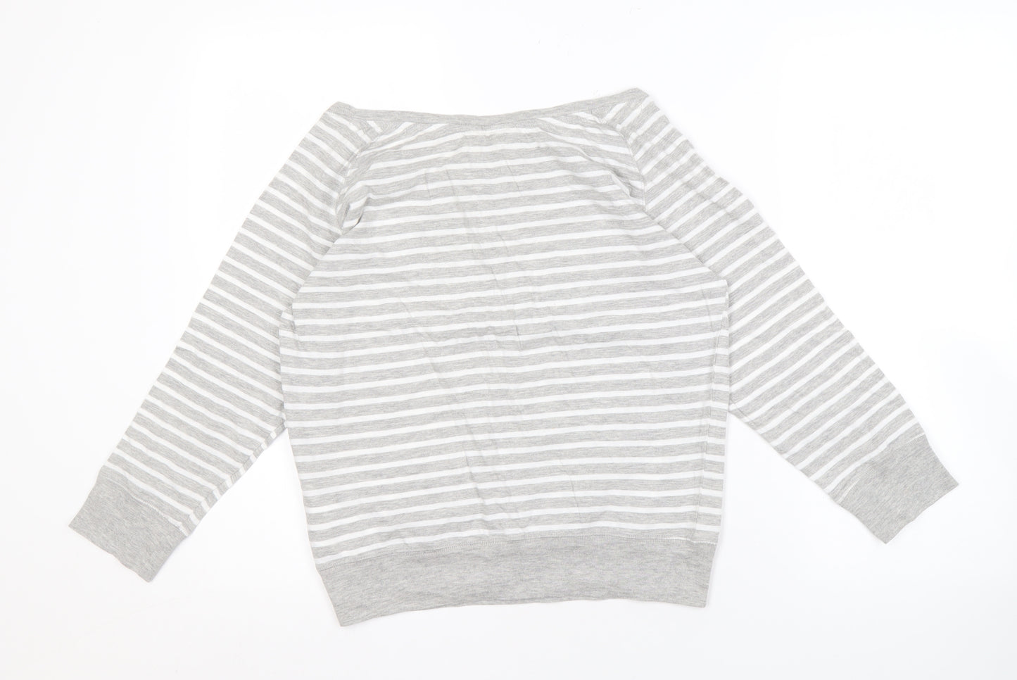 SoulCal & Co Women's Grey Striped Long Sleeve Jumper