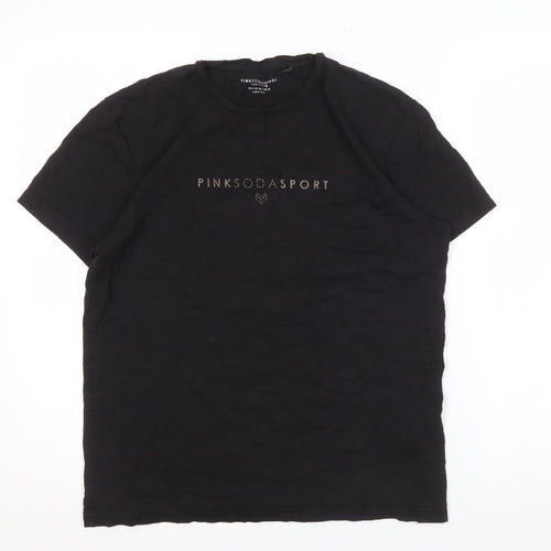 Pink Soda Sport Women's Black T-Shirt Size 8