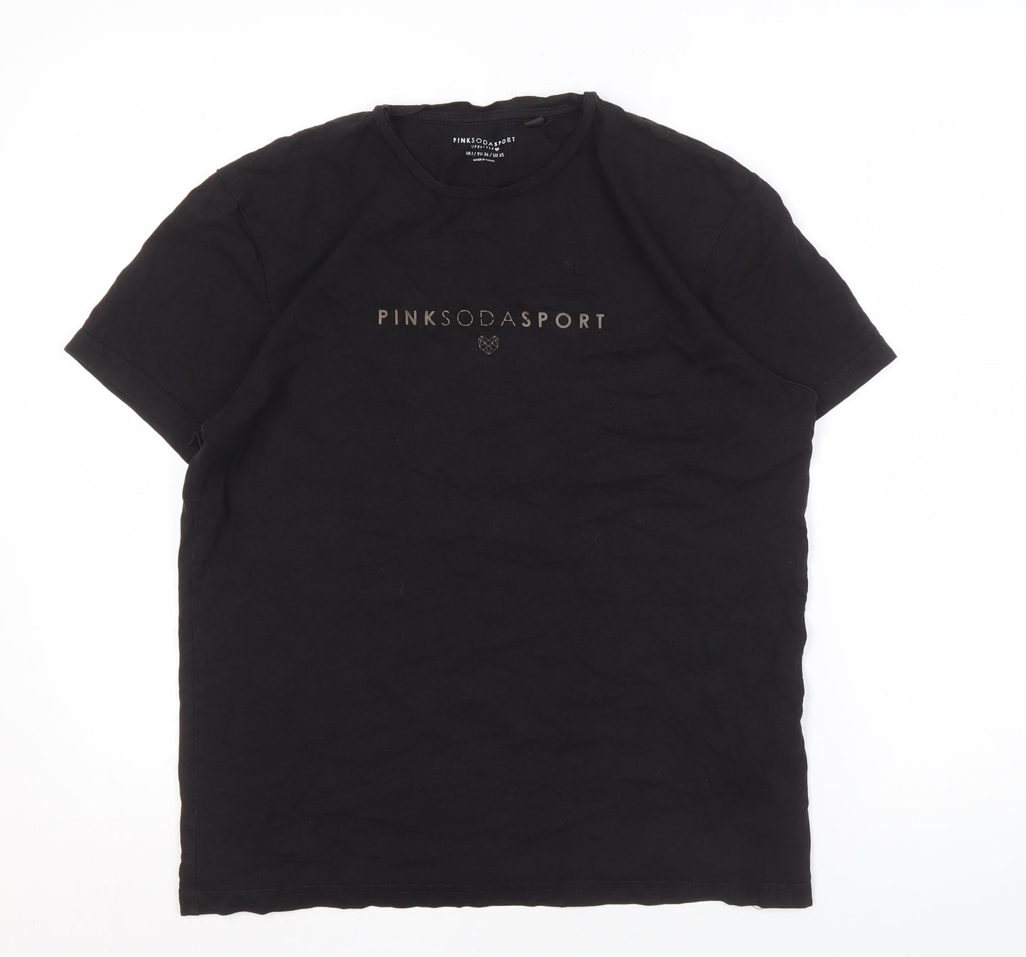 Pink Soda Sport Women's Black T-Shirt Size 8