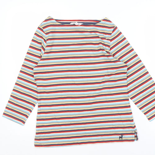 Tulchan Women's Multicoloured Striped T-Shirt