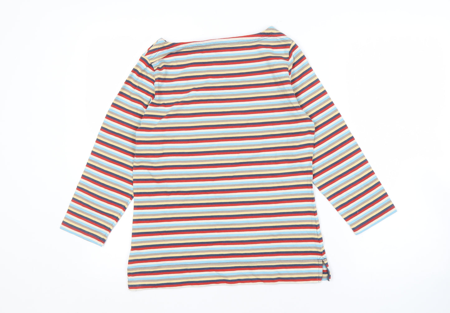 Tulchan Women's Multicoloured Striped T-Shirt