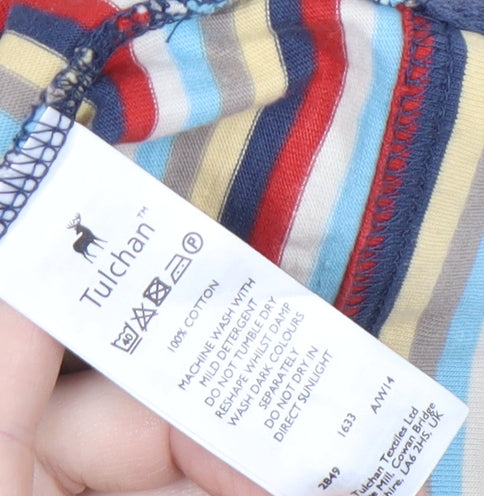 Tulchan Women's Multicoloured Striped T-Shirt