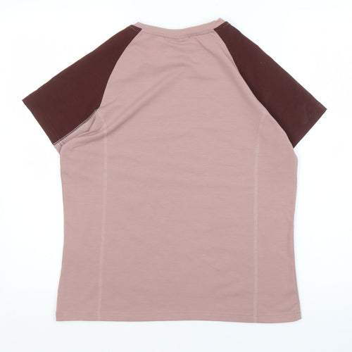 Craghoppers Women's Pink T-Shirt, Size 14, Raglan Sleeves