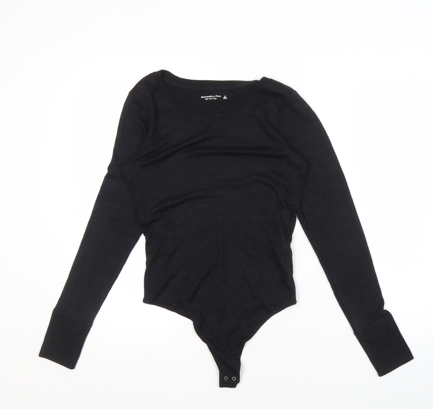 Abercrombie & Fitch Women's Black Long Sleeve Top M