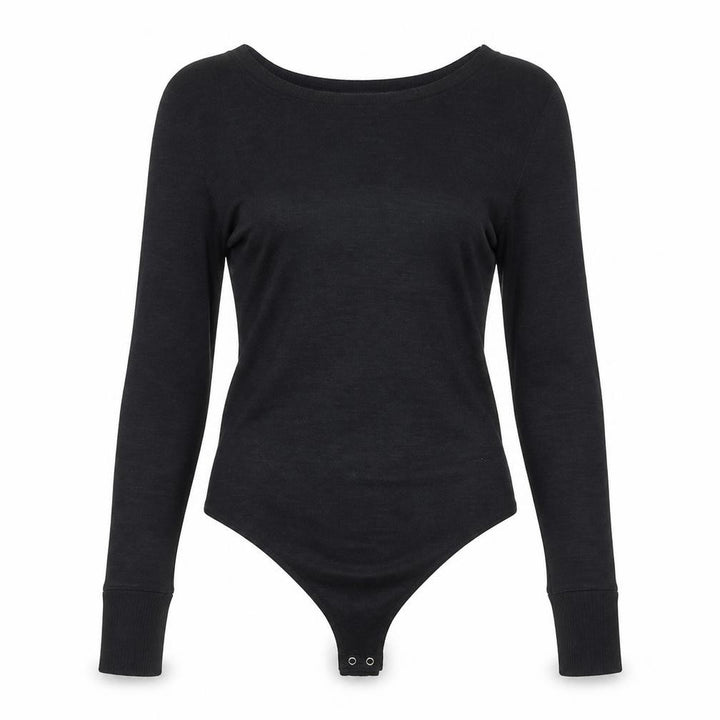 Abercrombie & Fitch Women's Black Long Sleeve Top M
