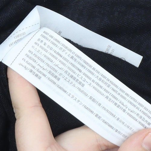 Abercrombie & Fitch Women's Black Long Sleeve Top M