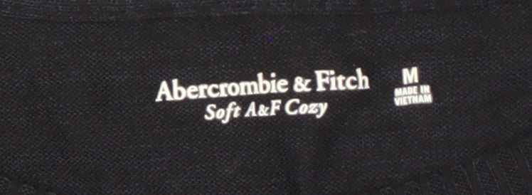 Abercrombie & Fitch Women's Black Long Sleeve Top M