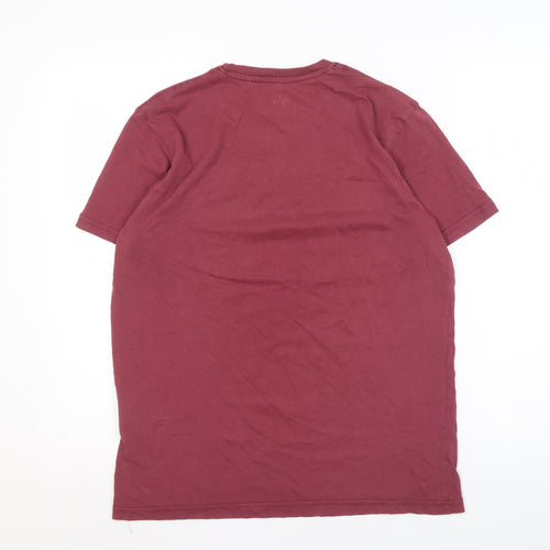 Alpha Industries Men's Red Medium Crew Neck T-Shirt