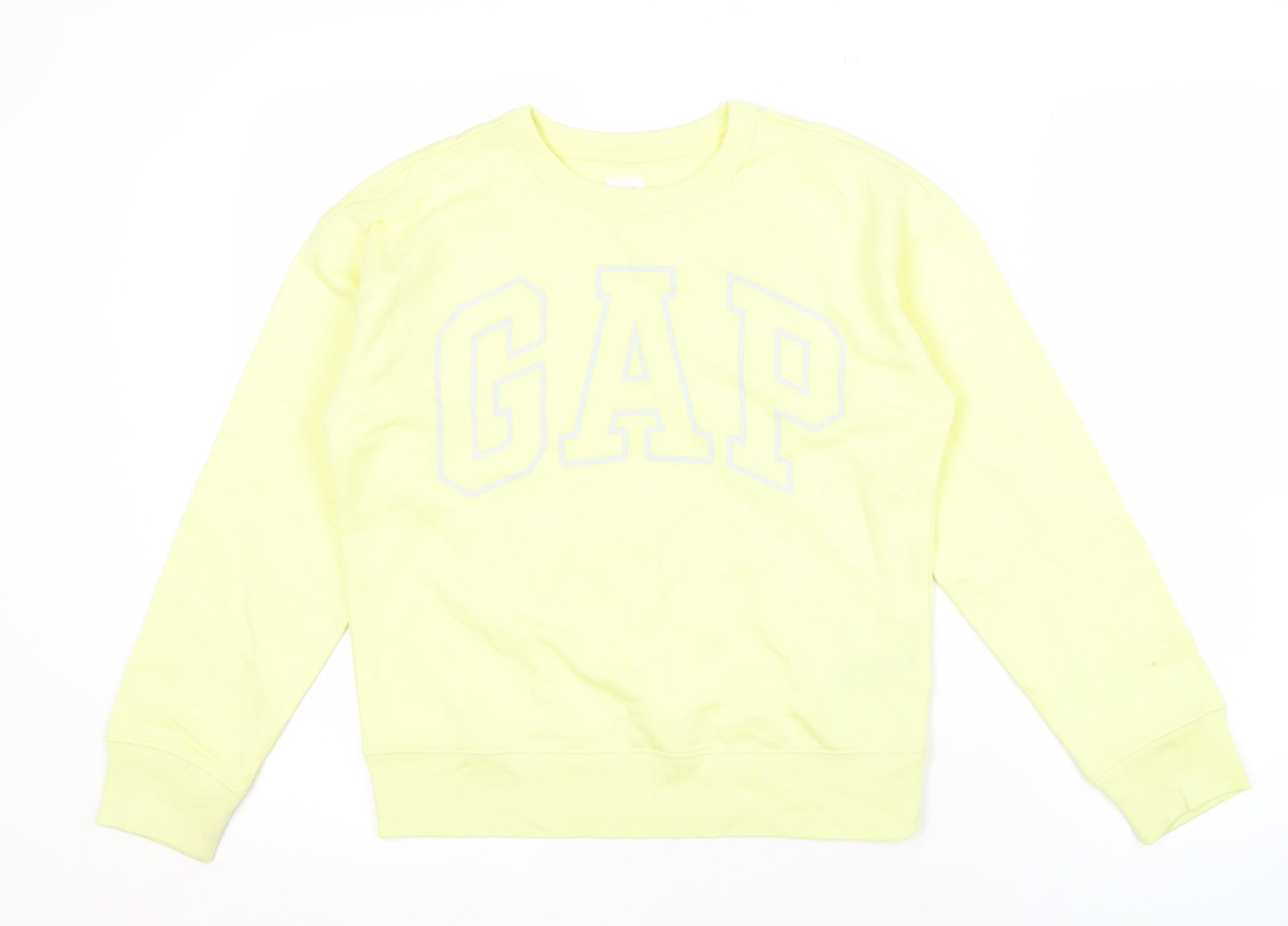 GAP Boys Yellow Pullover Sweatshirt, Size 11 Years