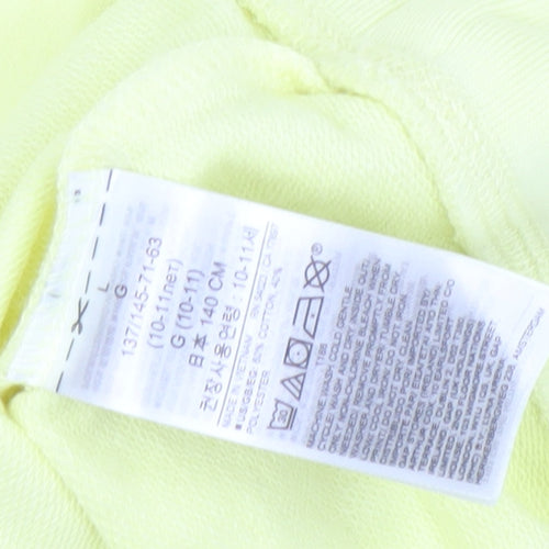 GAP Boys Yellow Pullover Sweatshirt, Size 11 Years