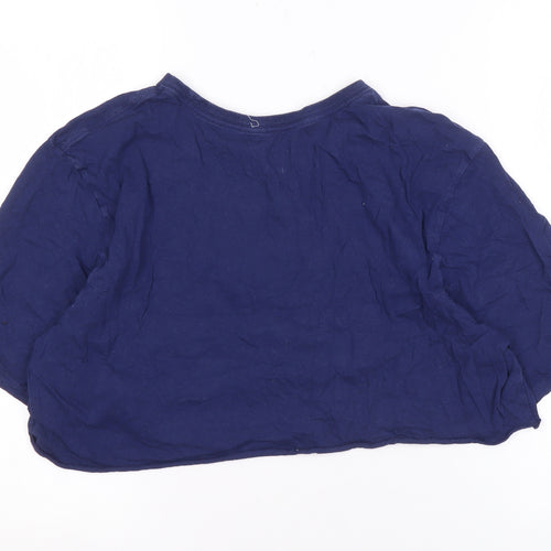 Nike Unisex Blue Athletic T-Shirt XL