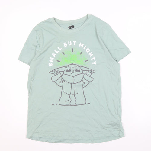 Star Wars Unisex Adults Green T-Shirt, Size S