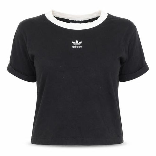 Adidas Women’s Black Ringer T-Shirt Size 8