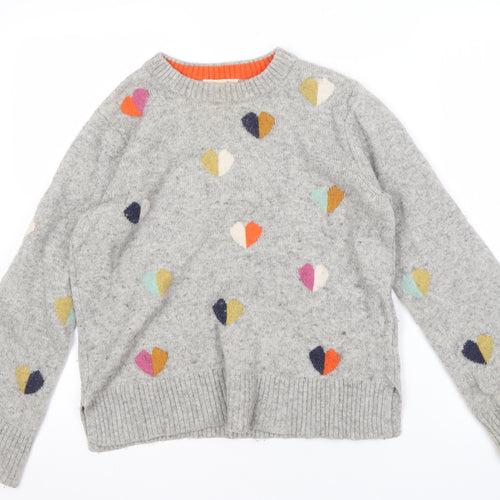 White Stuff Women's Grey Pullover Jumper Size 10