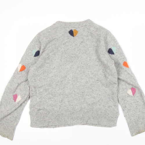 White Stuff Women's Grey Pullover Jumper Size 10