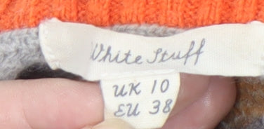 White Stuff Women's Grey Pullover Jumper Size 10