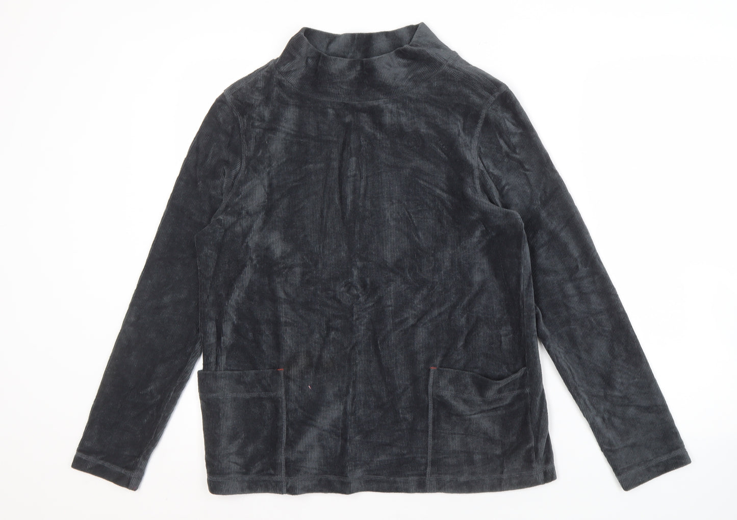White Stuff Women's Grey Corduroy Sweatshirt, Size 12