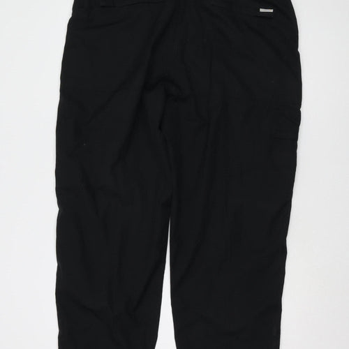 Regatta Men's Black Cargo Trousers XL Polyester Cotton