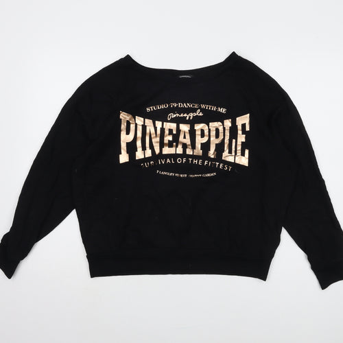 Pineapple Black Women's Medium Sweatshirt