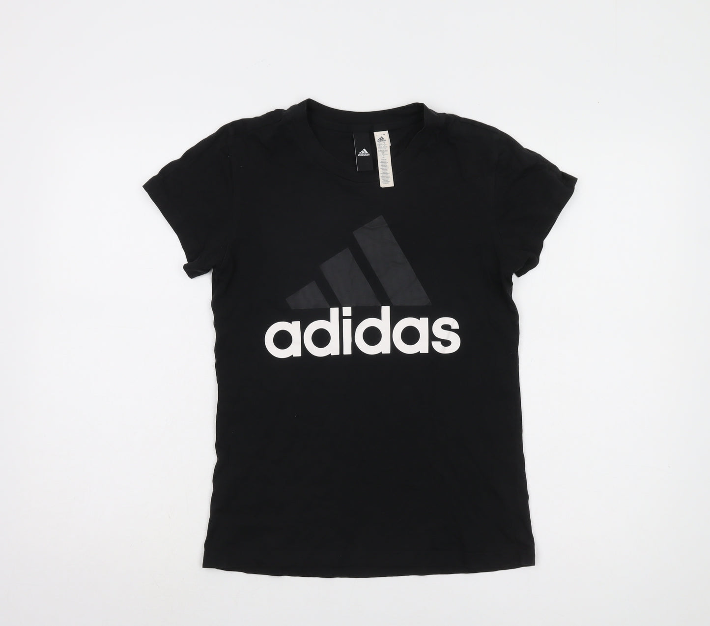 Adidas Women's Black S T-Shirt Basic Casual