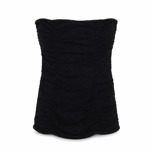 Urban Outfitters Women Black Strapless Dress L
