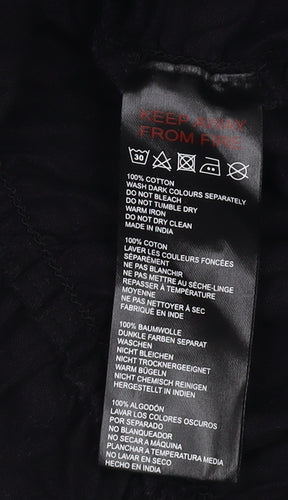 Urban Outfitters Women Black Strapless Dress L