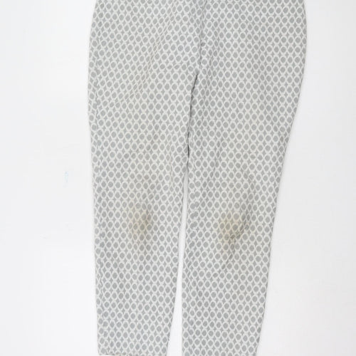 Phase Eight Women's Grey Geometric Trousers Size 12
