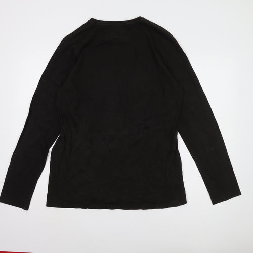DFND Men's Black Long Sleeve T-Shirt XL