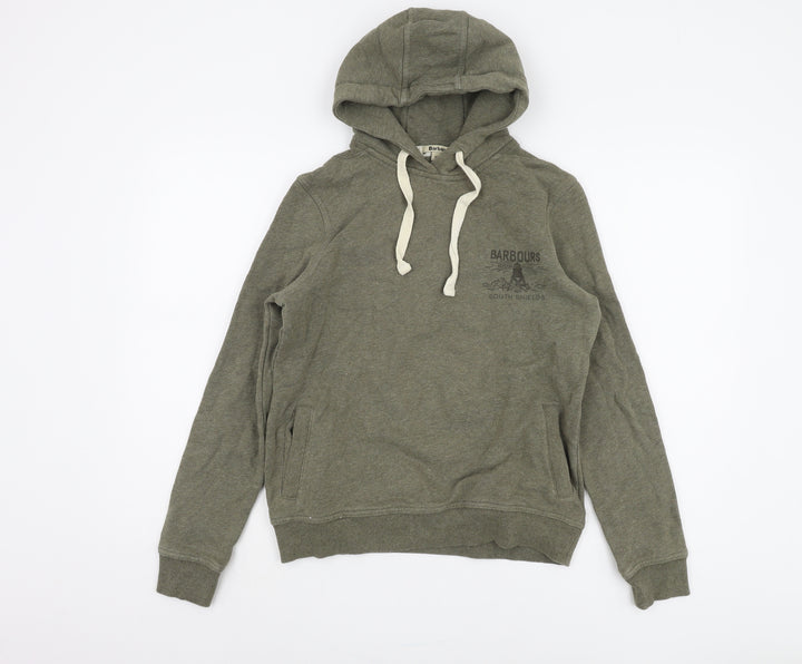 Barbour Women's Black Pullover Sweatshirt Green Size 10