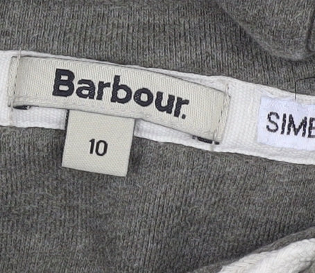 Barbour Women's Green Pullover Hoodie Size 10