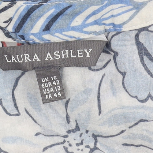 Laura Ashley Women's Floral Blouse - Multicoloured, Size 16