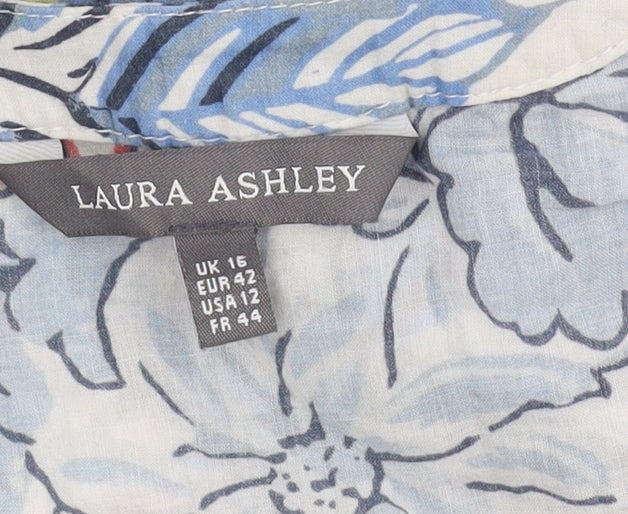 Laura Ashley Women's Floral Blouse - Multicoloured, Size 16