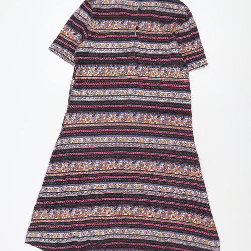 Fat Face Women's Multicoloured Shift Dress Size 8
