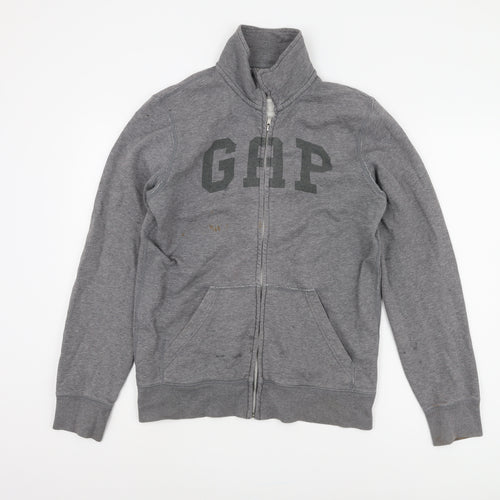 GAP Men's Grey Full Zip Basic Jacket S