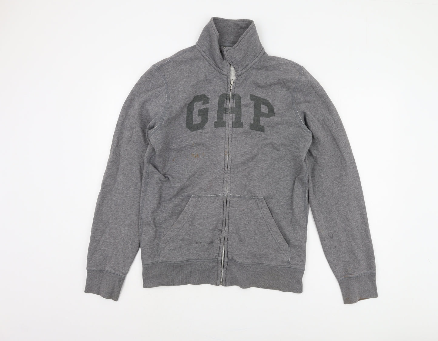 GAP Men's Grey Full Zip Basic Jacket S