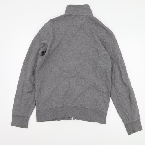 GAP Men's Grey Full Zip Basic Jacket S