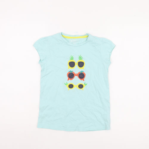Mountain Warehouse Girls Blue Graphic T-Shirt, 9-10 Years