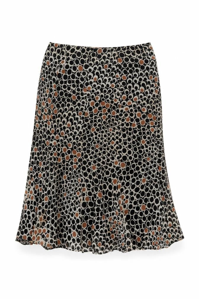 Front view of David Nieper Women's Polka Dot Skirt, size 12