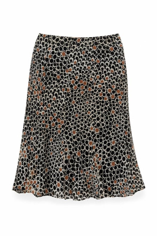 Front view of David Nieper Women's Polka Dot Skirt, size 12