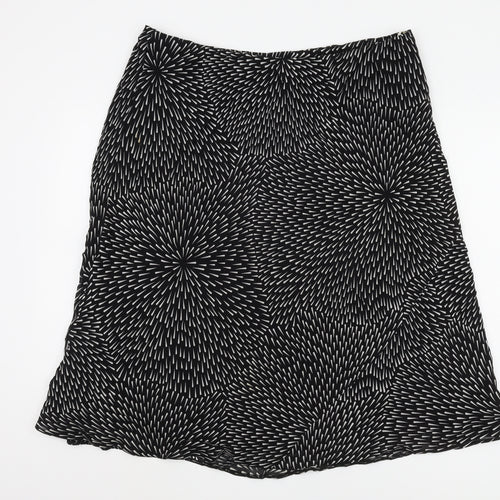 Berketex Women Black Geometric Skirt Size 22