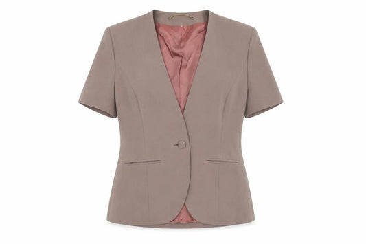 Front view of Debenhams & Freebody Women's Brown Blazer, size 12