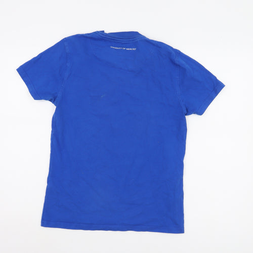 Mercier Men's Blue XS Crew Neck T-Shirt