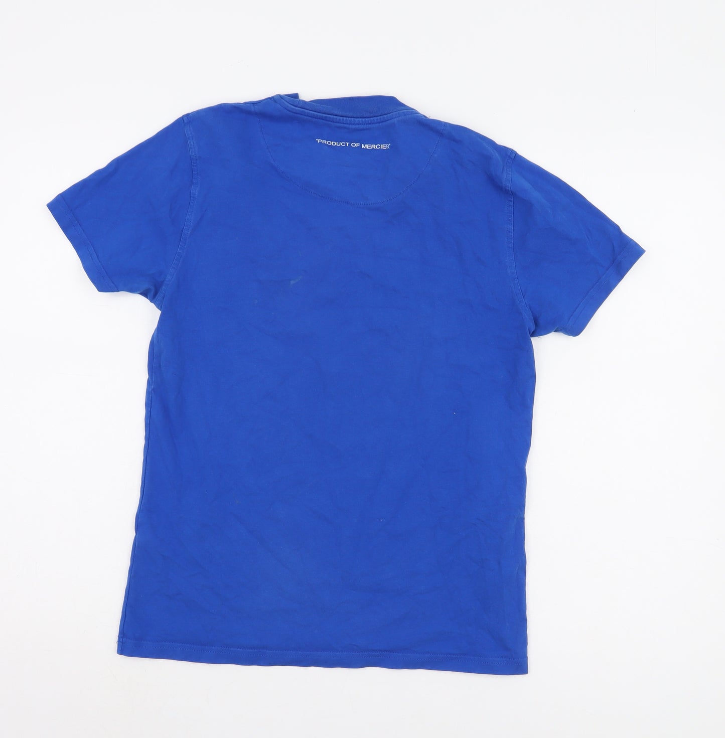 Mercier Men's Blue XS Crew Neck T-Shirt