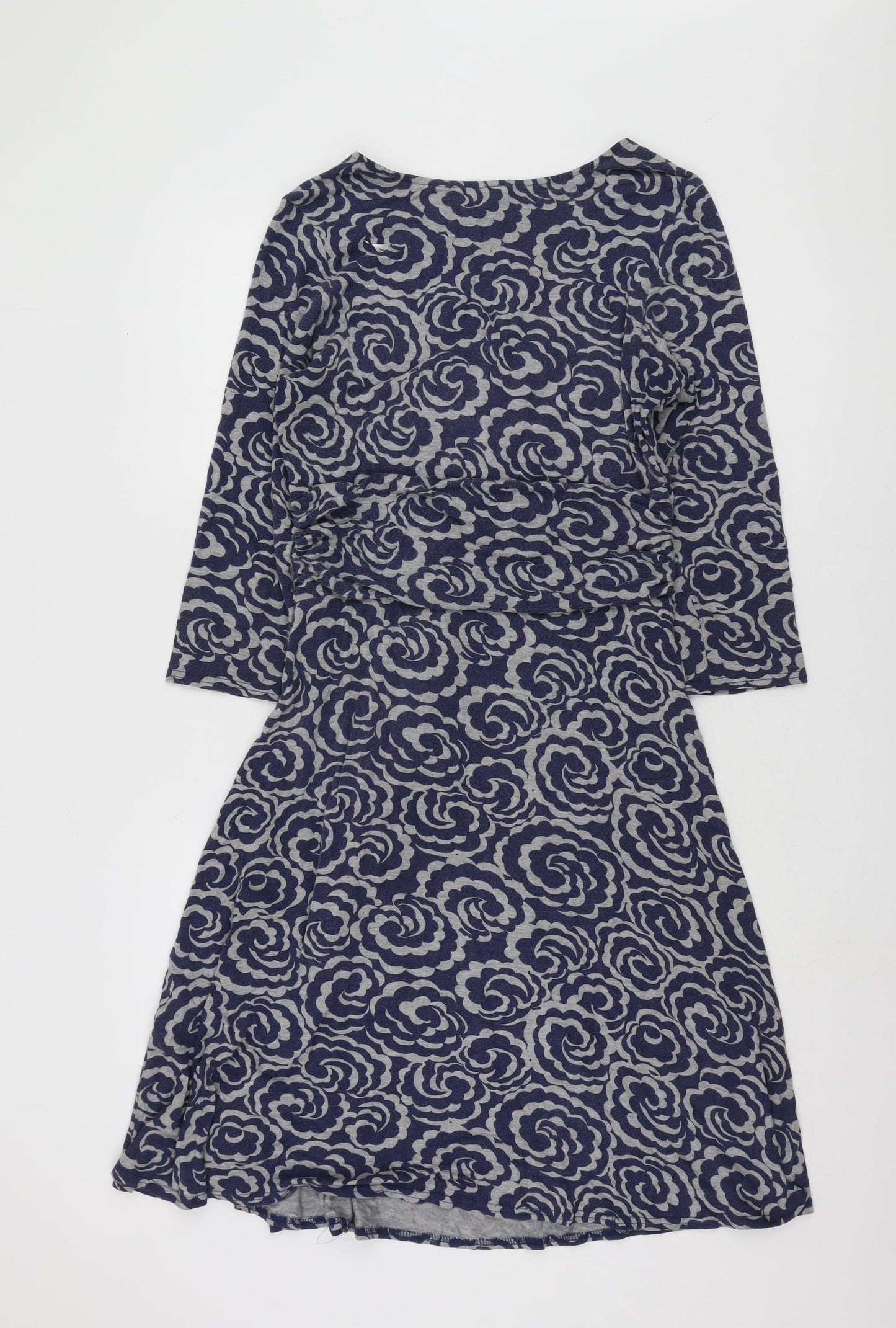Phase Eight Women's Blue Floral Dress - Size 12