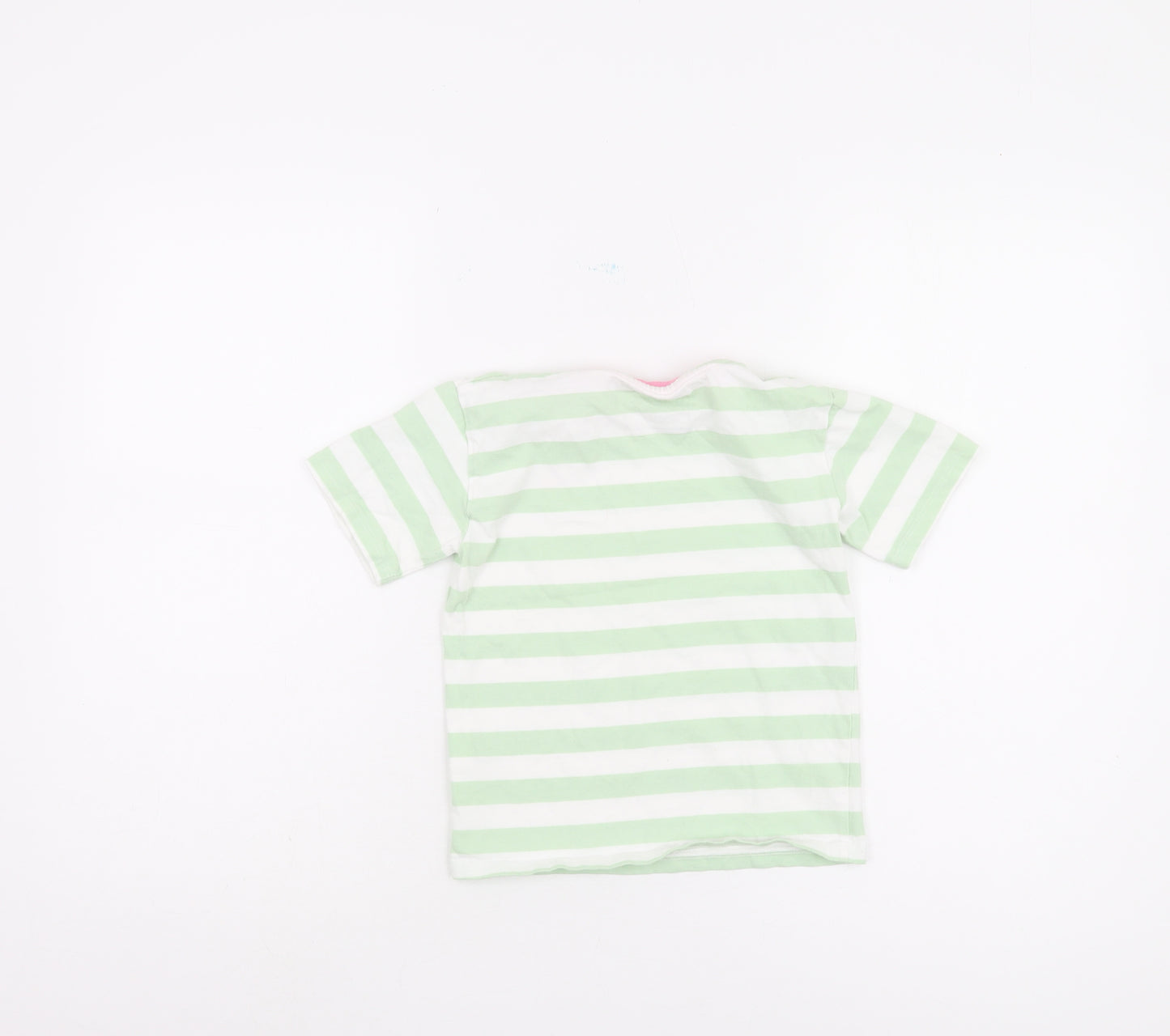 Mountain Warehouse Girls Green Striped T-Shirt 5-6 Years