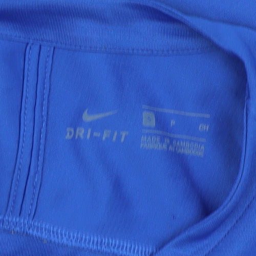 Nike Men's Blue Long Sleeve Pullover Top