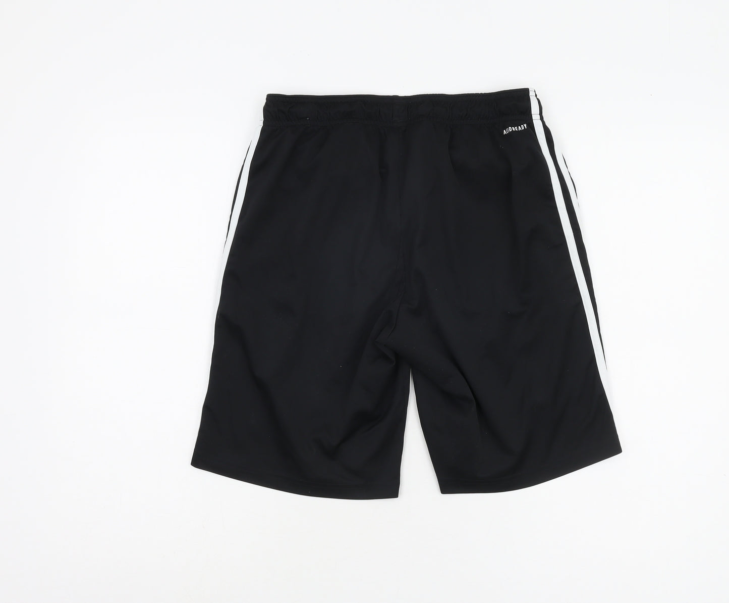 Adidas Boys Black Athletic Shorts 16 Years Gym & Training