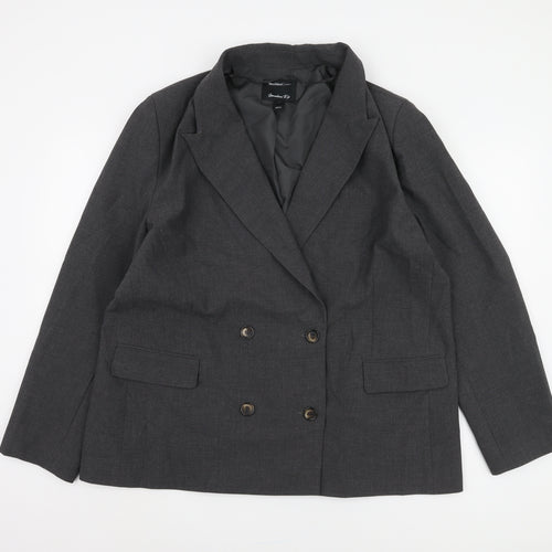 River Island Women's Grey Blazer Size 18
