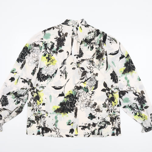 Next Women's Multicoloured Floral Blouse, Size 14, Casual Style