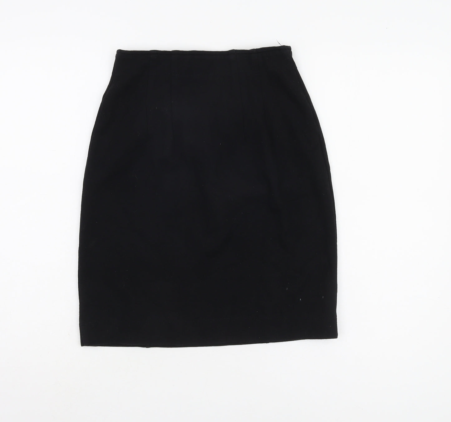 St Michael Women's Black Pencil Skirt, Size 12, Elegant Style